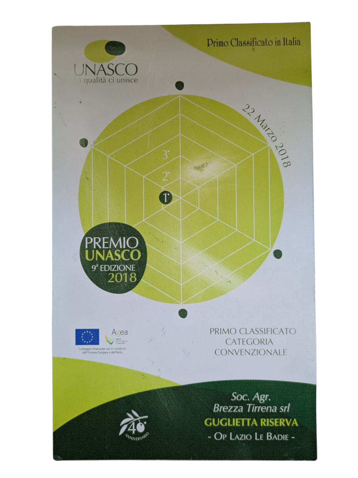 Premio Unasco 2018